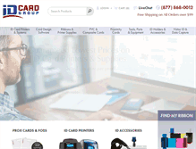 Tablet Screenshot of idcardgroup.com